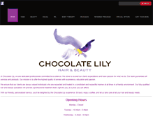 Tablet Screenshot of chocolatelily.com.au